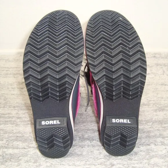 Sorel Tofino Pink Suede Waterproof Snow Boots Girls Size 5