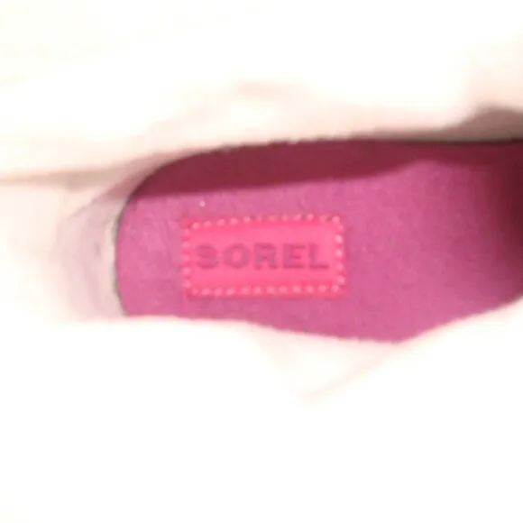 Sorel Tofino Pink Suede Waterproof Snow Boots Girls Size 5