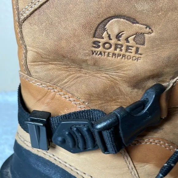 SOREL Waterproof Leather Snow Boots Size 13