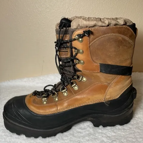 SOREL Waterproof Leather Snow Boots Size 13