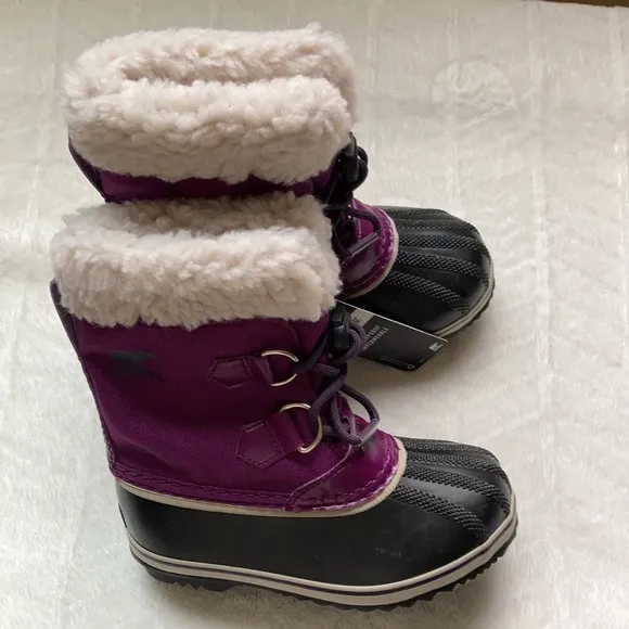 SOREL Waterproof Nylon Canvas Boots - Kids