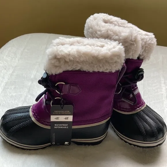 SOREL Waterproof Nylon Canvas Boots - Kids