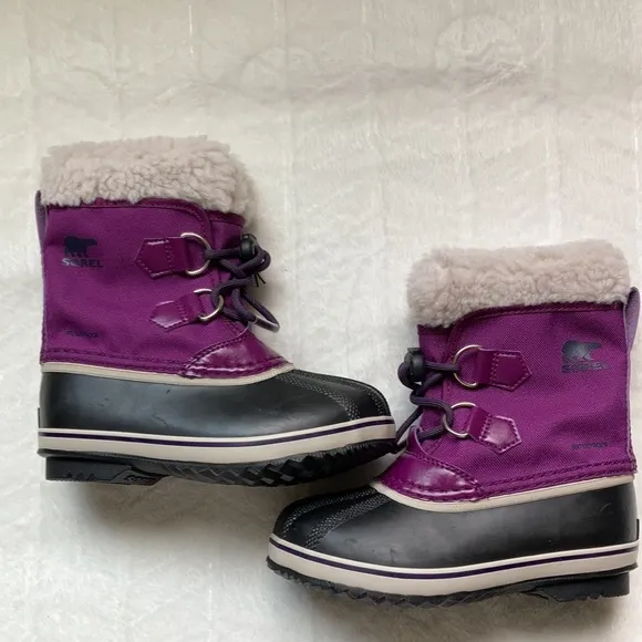 SOREL Waterproof Nylon Canvas Boots - Kids