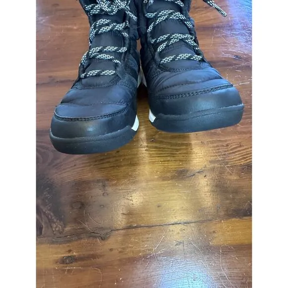 Sorel Whitney II faux fur trimmed shell boots waterproof snow boot black 8.5