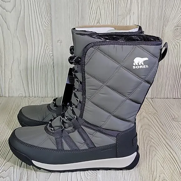Sorel Whitney Tall Lace II Waterproof Winter Snow Boots Womens Size 8.5 NEW