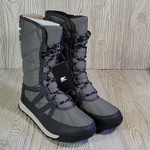 Sorel Whitney Tall Lace II Waterproof Winter Snow Boots Womens Size 8.5 NEW