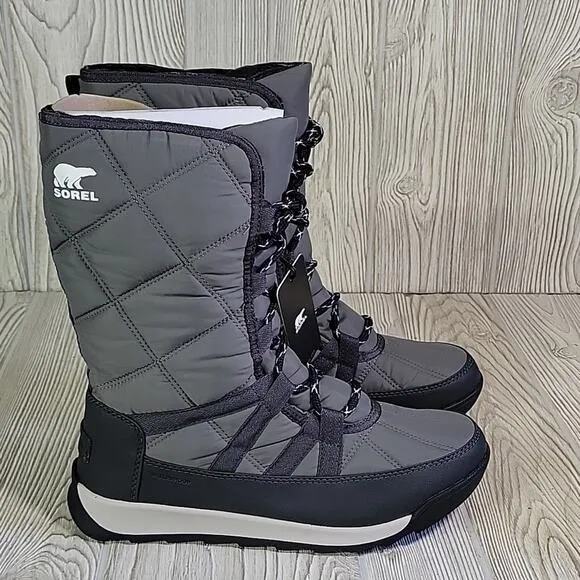 Sorel Whitney Tall Lace II Waterproof Winter Snow Boots Womens Size 8.5 NEW