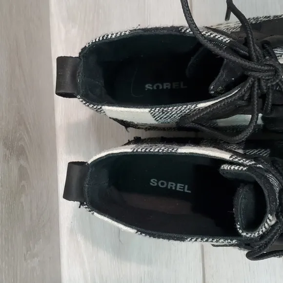 Sorel Women Madewell X Out N About Ankle Plaid Duck Saltwater Boots shoe