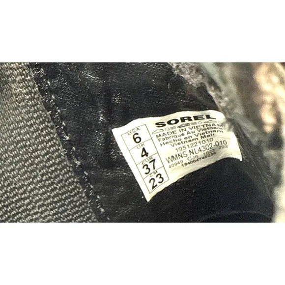 Sorel Women’s Brex Waterproof Black Chelsea Boots Black, Size 6