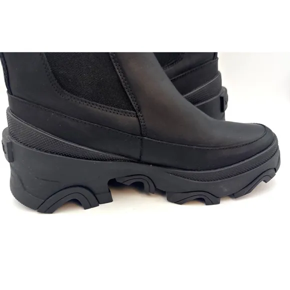 Sorel Women’s Brex Waterproof Black Chelsea Boots Black, Size 6