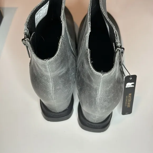 Sorel Women's Extended Joan of Arctic Wedge III Zip Wide Boots 10.5 NWT