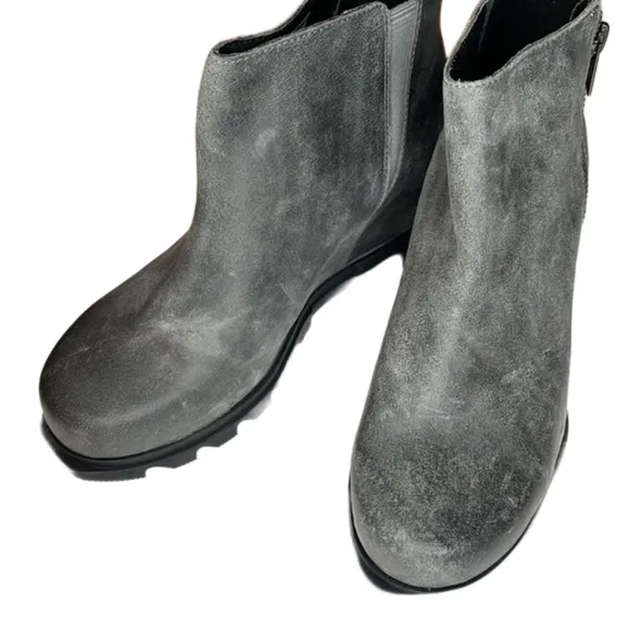 Sorel Women's Extended Joan of Arctic Wedge III Zip Wide Boots 10.5 NWT