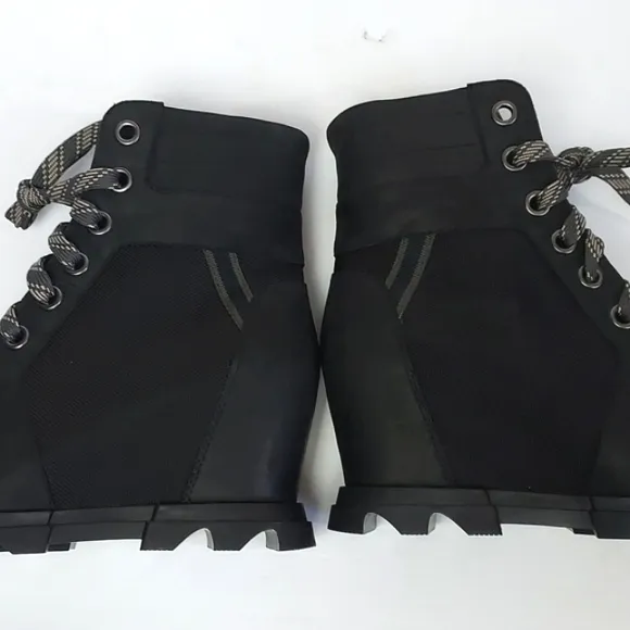 SOREL Women's Joan Of Arctic Wedge III Lexie Boot Black Size 9
