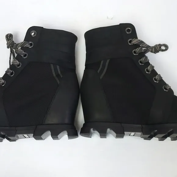 SOREL Women's Joan Of Arctic Wedge III Lexie Boot Black Size 9
