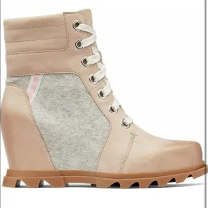 SOREL Women's Joan of Arctic Wedge III Lexie Boot Waterproof Leather Wedge Boots