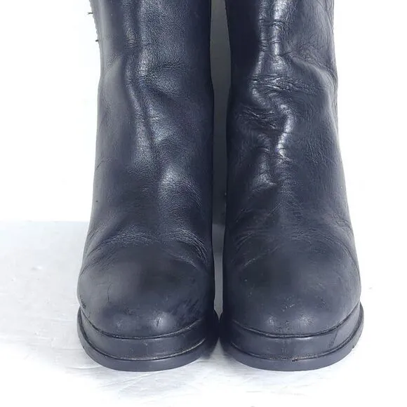 Sorel Women's Margot US 8 Black Leather Waterproof Pull On Ankle Chelsea Boots