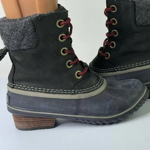 Sorel Women's Slimpack II Lace-Up Boot US 6 Waterproof Winter Ankle Snow Boots