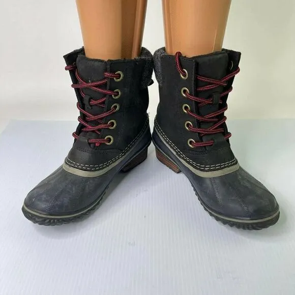 Sorel Women's Slimpack II Lace-Up Boot US 6 Waterproof Winter Ankle Snow Boots