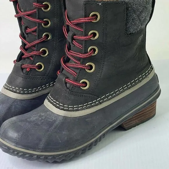 Sorel Women's Slimpack II Lace-Up Boot US 6 Waterproof Winter Ankle Snow Boots