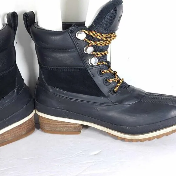 Sorel Women's Slimpack III US7 Black Leather Suede Waterproof Ankle Hiker Boots