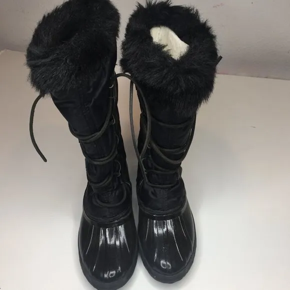 Sorel women's snow boots, w/liner and bead black