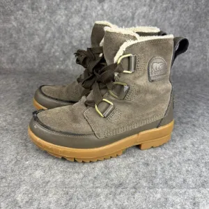 Sorel Women's Tivoli IV Slope Waterproof Boots Size 6 Gray Taupe