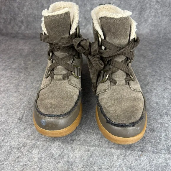 Sorel Women's Tivoli IV Slope Waterproof Boots Size 6 Gray Taupe
