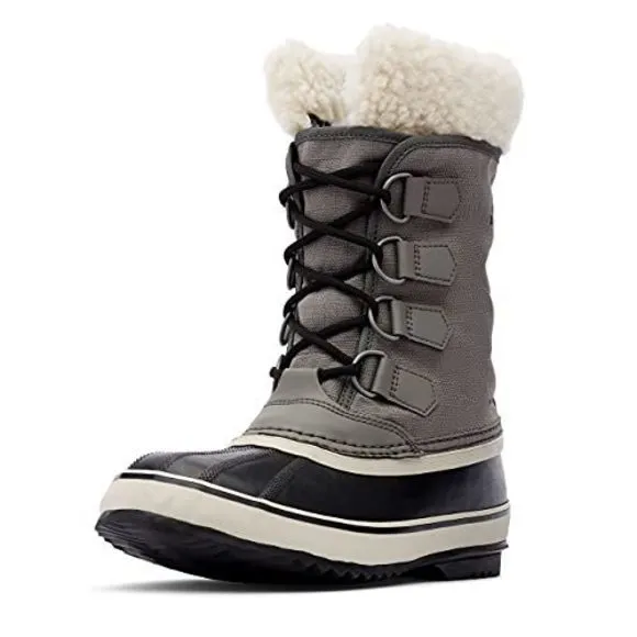 SOREL WOMEN'S WINTER BOOTS, GREY QUARRY BLACK, 7