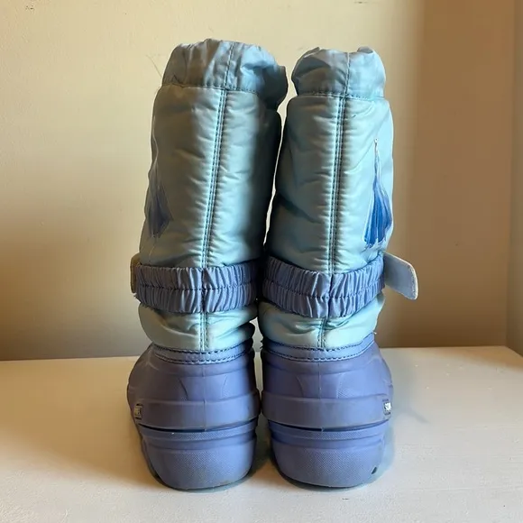 Sorel x Disney Flurry Frozen 2 Elsa Girls Snow Boots Size 3