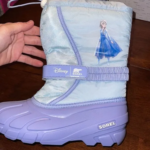 Sorel x Disney Youth Frozen Flurry Elsa Waterproof Snow Boots