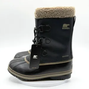 SOREL Yoot Pac Kids Size 4 Winter Waterproof Boots‎ Black New in Box