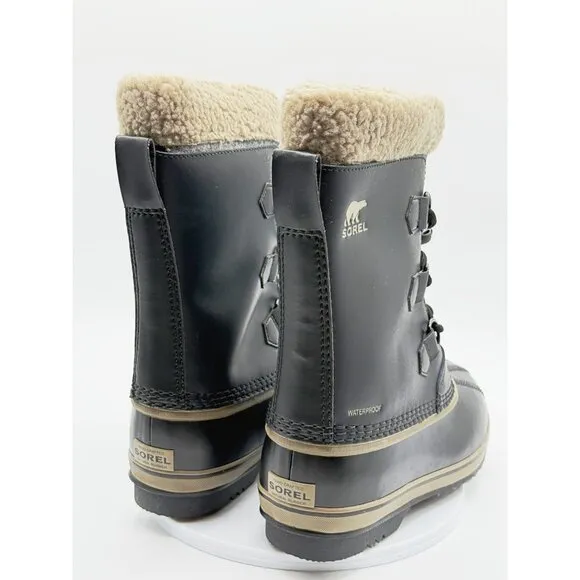 SOREL Yoot Pac Kids Size 4 Winter Waterproof Boots‎ Black New in Box