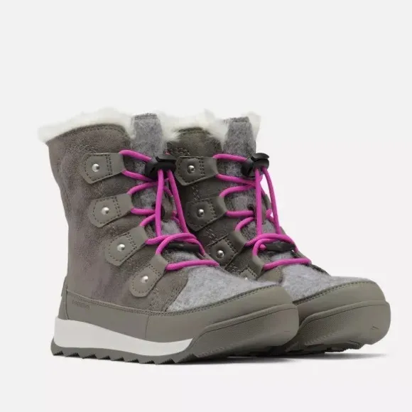 SOREL YOUTH WHITNEY II JOAN LACE BOOTS 3