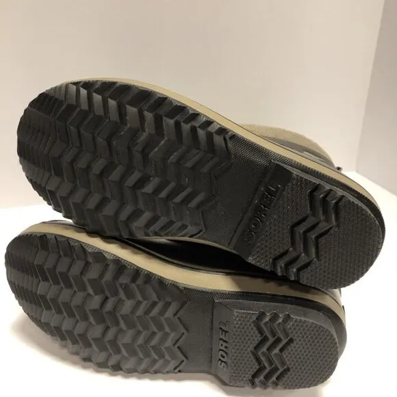 Sorel Youth Yoot Pac Caribou Waterproof Boot Black Size 5 M Big Kid