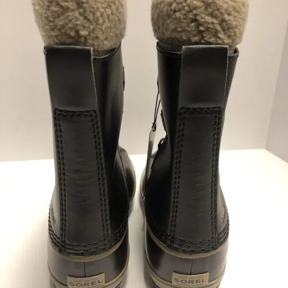 Sorel Youth Yoot Pac Caribou Waterproof Boot Black Size 5 M Big Kid