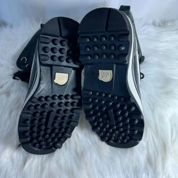 Sorel Caribou Black Waterproof Fleece Lined Snow Boots Sz 7