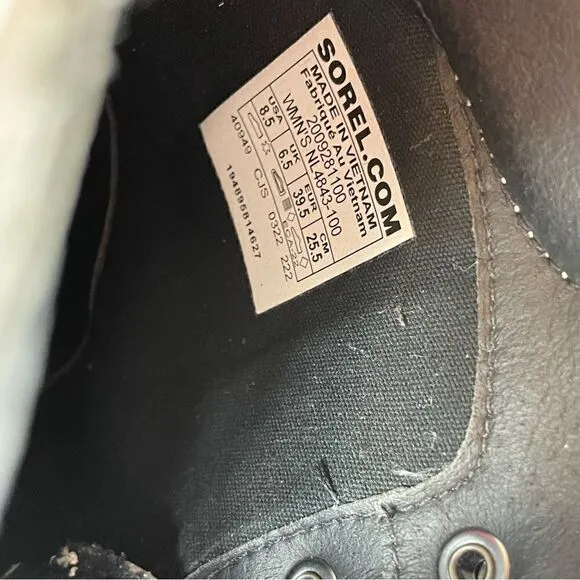 SOREL LEATHER BOOTS WATERPROOF