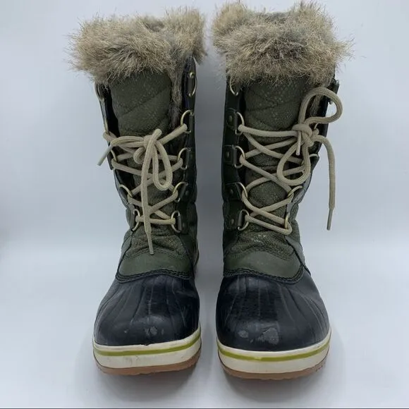 Sorel Torfino Warm Green Waterproof Snow Boots