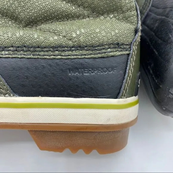 Sorel Torfino Warm Green Waterproof Snow Boots