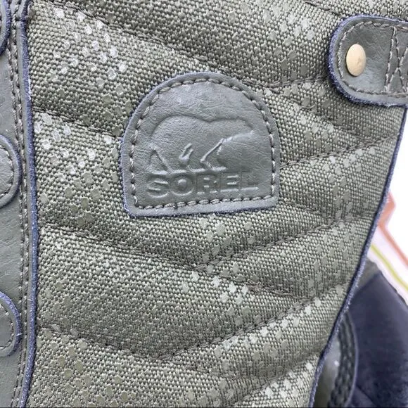 Sorel Torfino Warm Green Waterproof Snow Boots