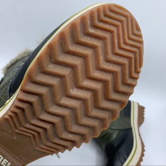 Sorel Torfino Warm Green Waterproof Snow Boots