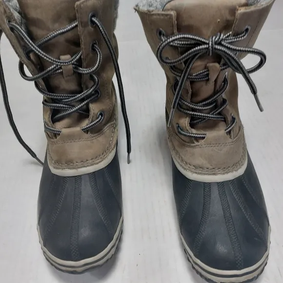 Sorrel Slimpark Lace Up Boots Size 10