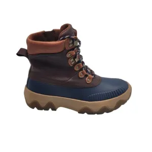 Sperry Acadia Medium Womens STS88853 Brown &amp; Navy Waterproof Duck Boots Size 8