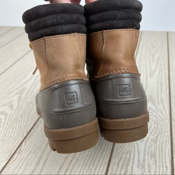 Sperry Men's Avenue Lace Up Duck Boots US8.5 Tan $110