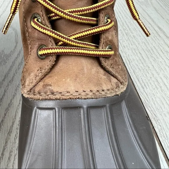 Sperry Men's Avenue Lace Up Duck Boots US8.5 Tan $110