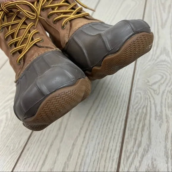 Sperry Men's Avenue Lace Up Duck Boots US8.5 Tan $110