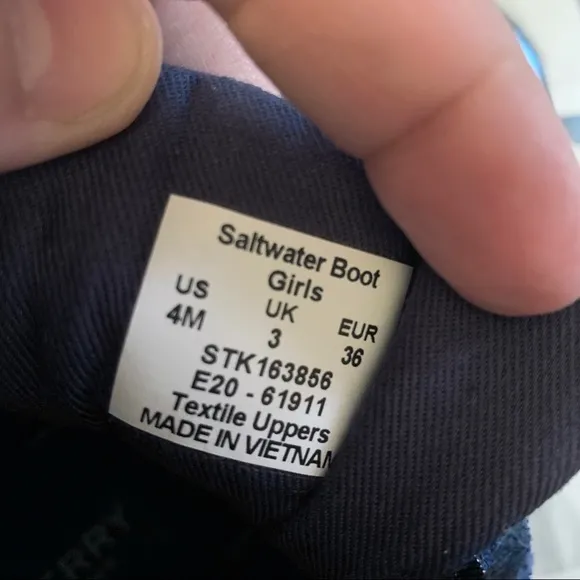 SPERRY | NWoT Metallic Saltwater Duck Boots 3 &amp; 4
