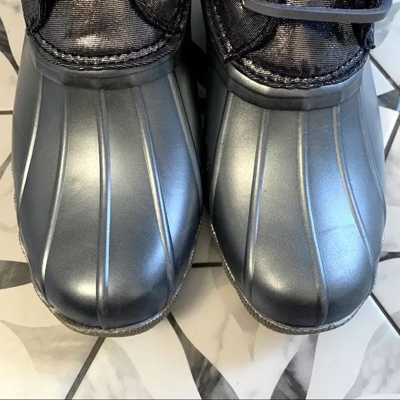 SPERRY | NWoT Metallic Saltwater Duck Boots 3 &amp; 4