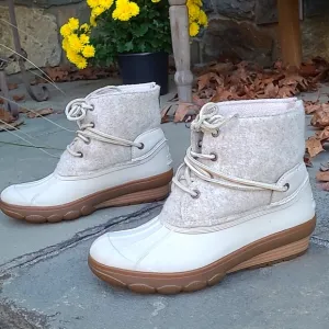 Sperry  saltwater  wedge  tide  duck Boots