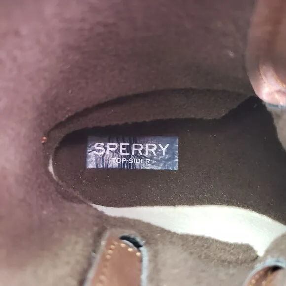 Sperry Top Sider Saltwater Toddler Size 12 Brown Leather Waterproof Duck Boot